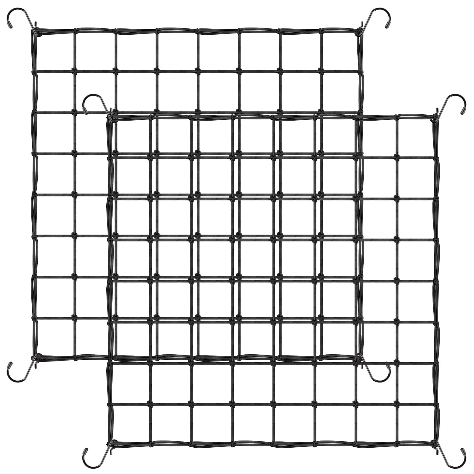 yeestone front packaging showing two trellis nets and included hooks, organized