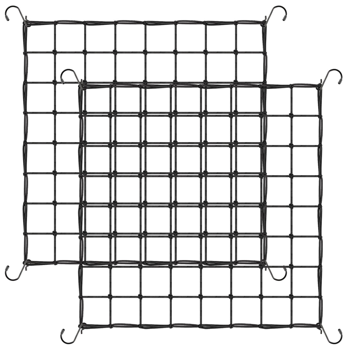 yeestone front packaging showing two trellis nets and included hooks, organized