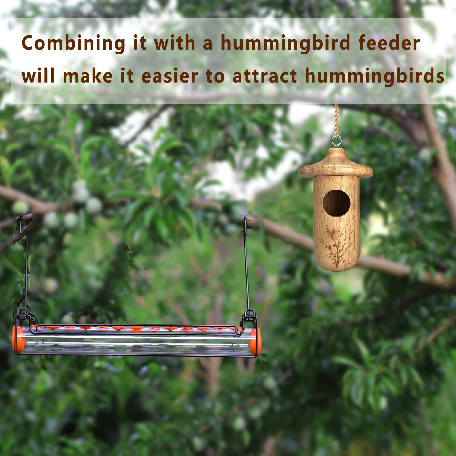 yewacne set of houses styled in yard adding decorative charm and bird-friendly habitat