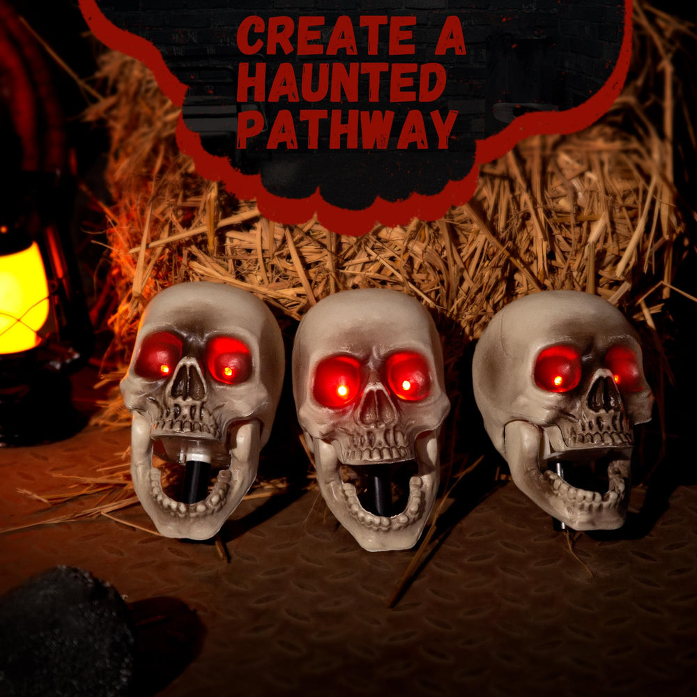 YFFSMYA skull open battery compartment, tool-free setup and convenience benefit