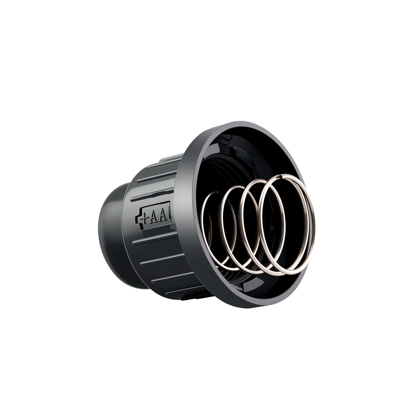 YHOLSDAS close detail of cap paired with steel spring showing secure contact reliability