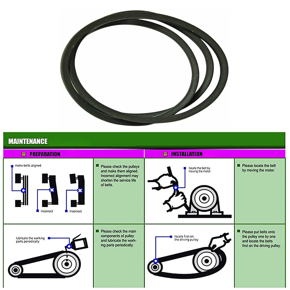 yhoparts belt edge and cover detail illustrating debris protection benefit