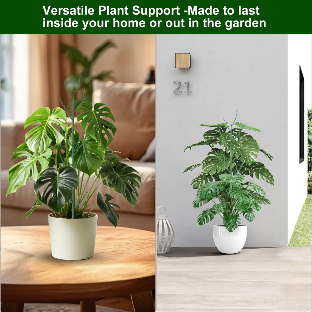 Yhtpouqe stakes placed in a standard pot to show scale and easy pot compatibility
