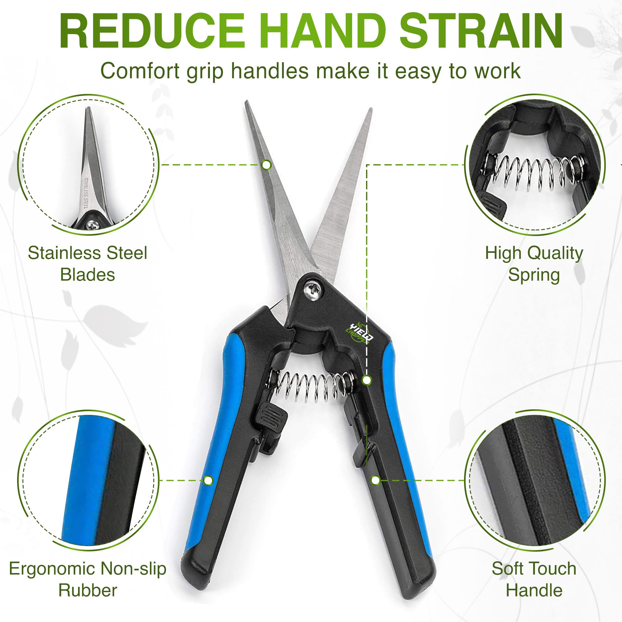 YIELDCROPPER straight microtip blade close-up for precise cuts