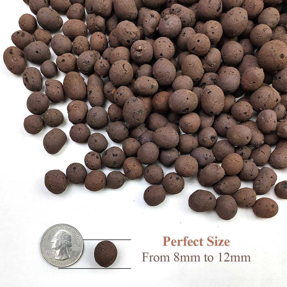 YISZM pebbles in net pot illustrating hydroponic support benefit