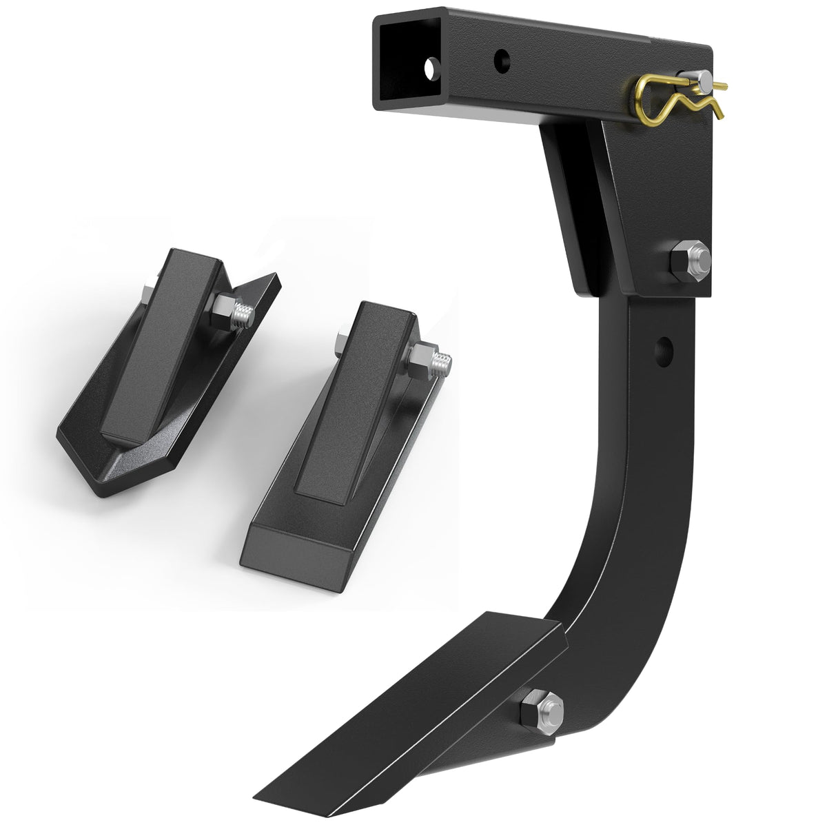 YITAMOTOR front view of hitch trencher showing compact durable design and quick attachment