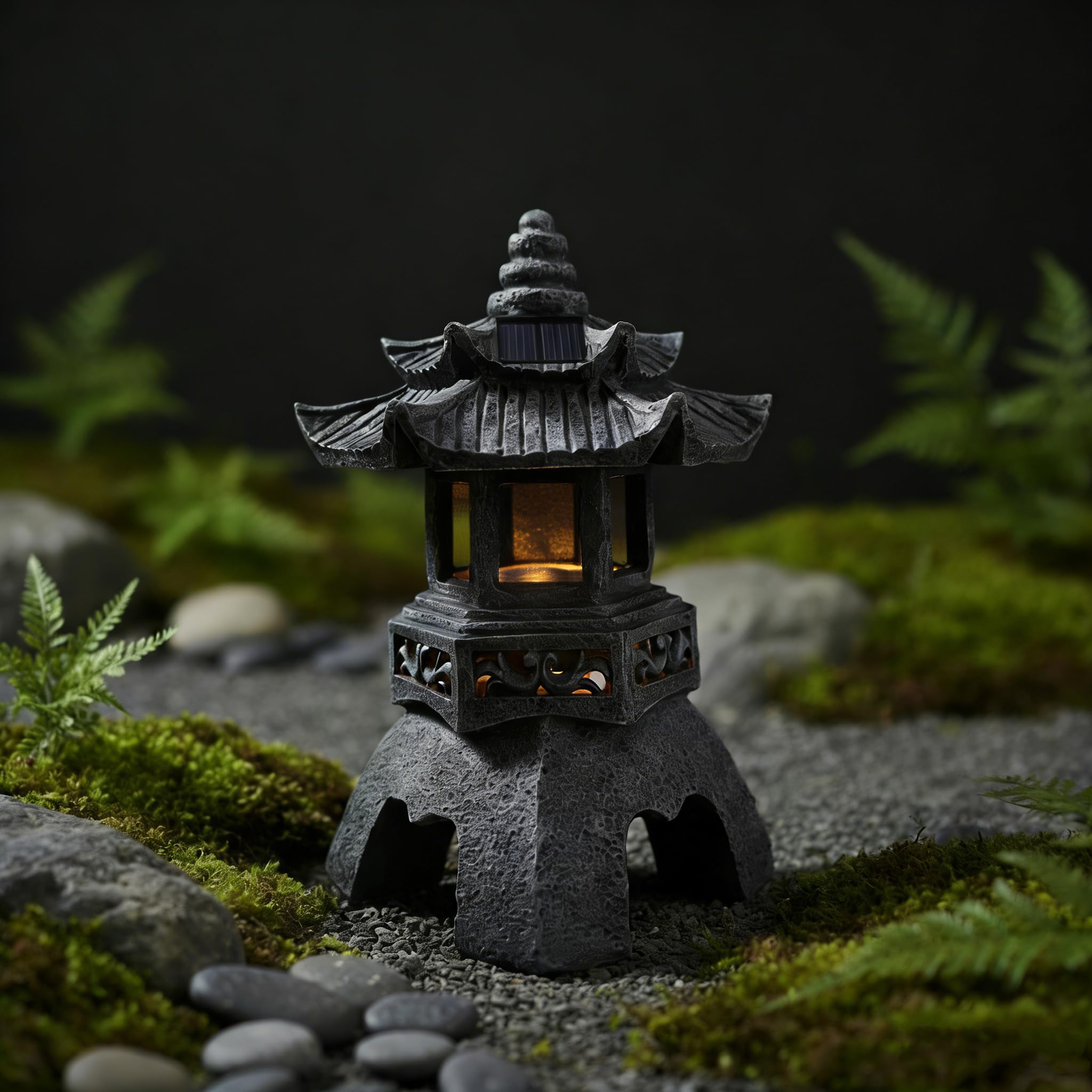 YLSMILE pagoda close-up texture demonstrates stone-like durability