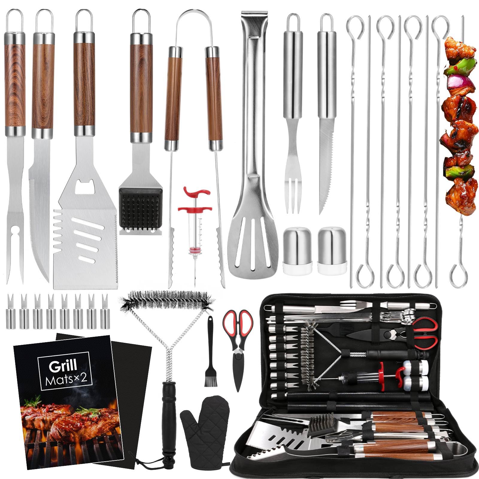 Yoehka carry bag with full 34-piece set showing organized pockets and portability benefit