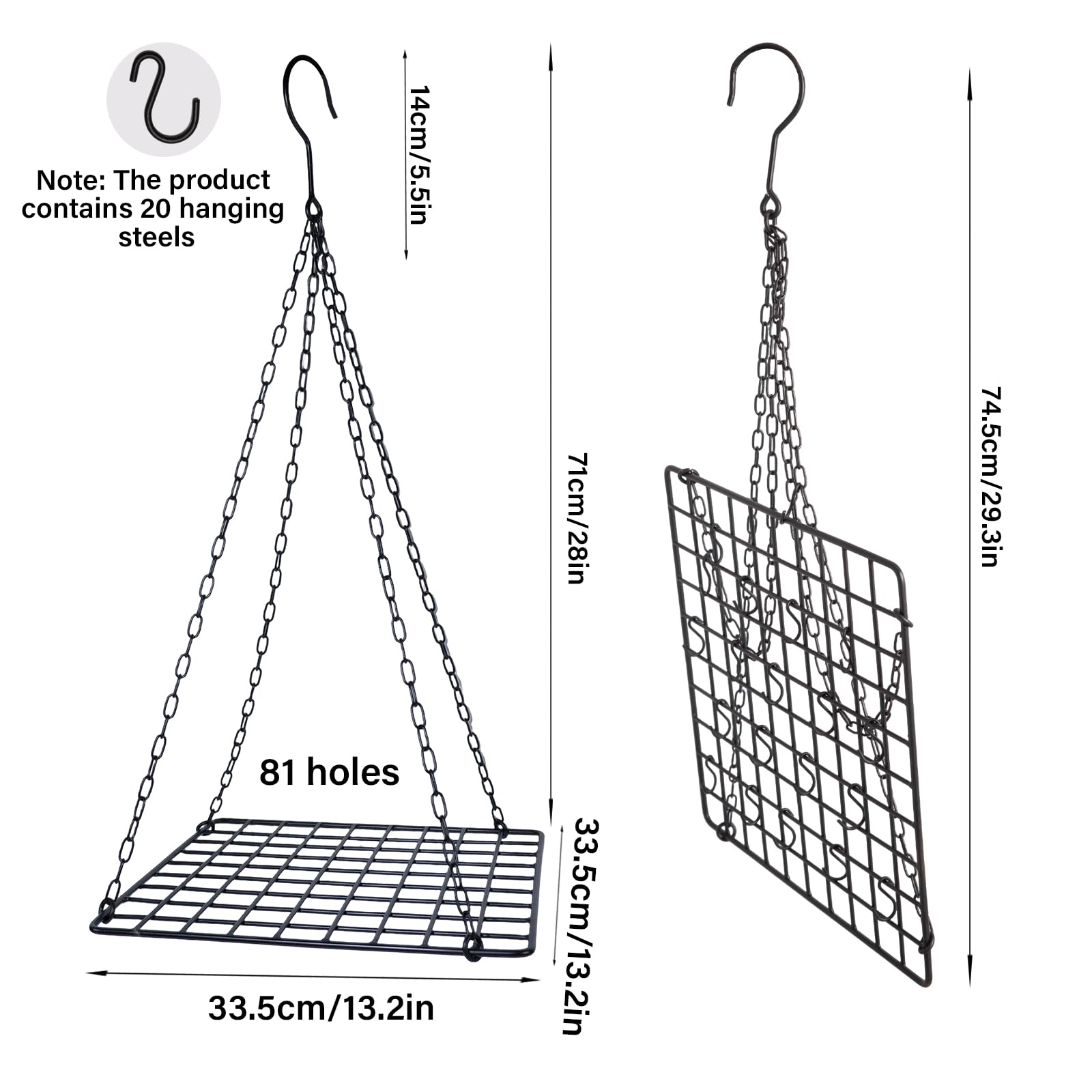 Yohsnor close-up of square mesh highlighting airflow and easy-clean surface