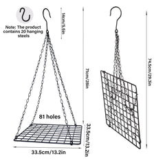 Yohsnor close-up of square mesh highlighting airflow and easy-clean surface