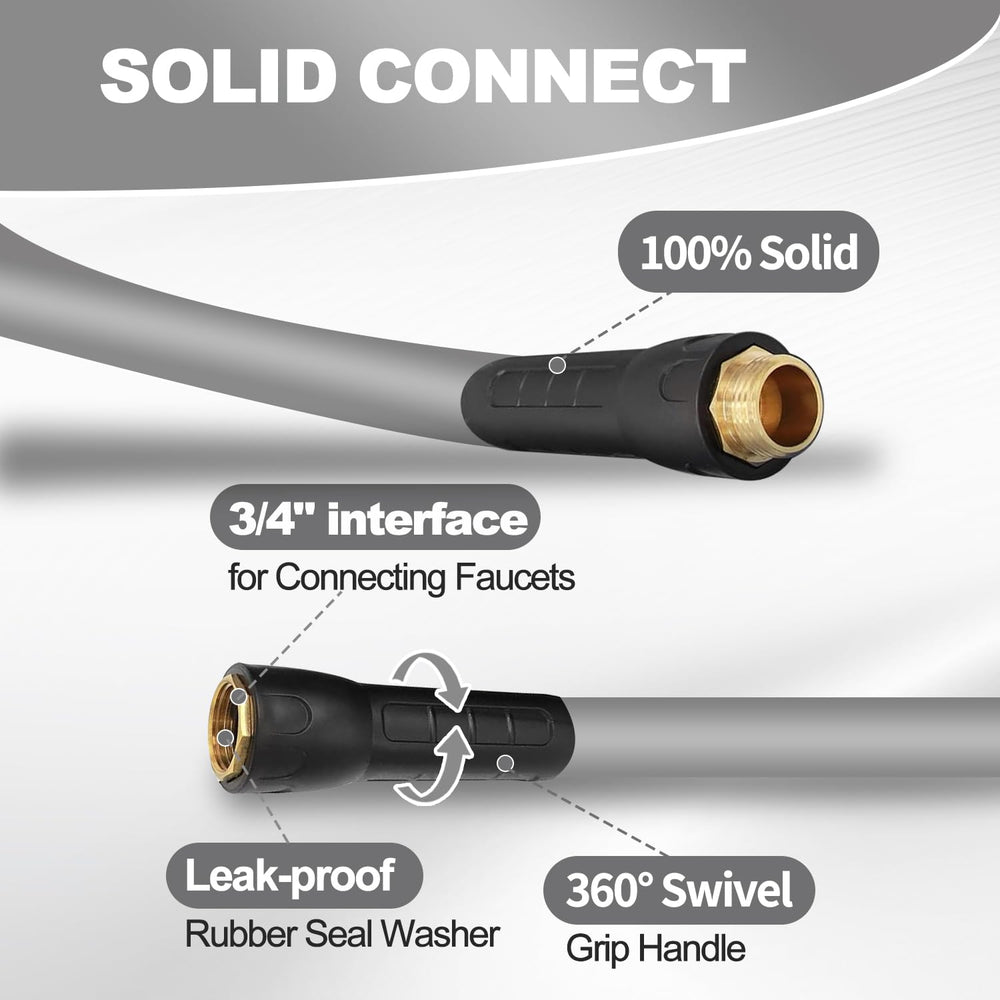 YOTOO swivel grip handle shown threading easily for faster hookups