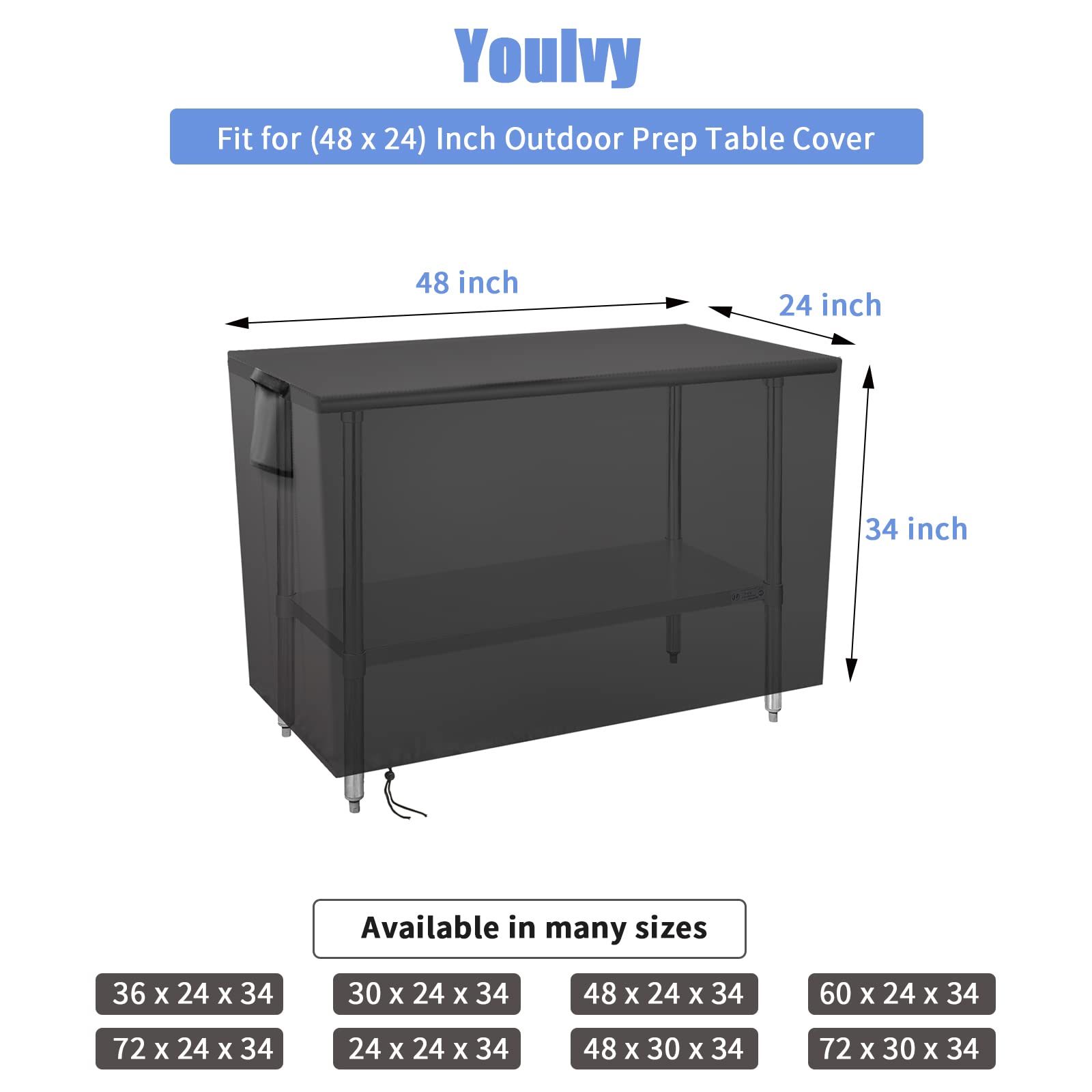 Youlvy side vent and handle visible for ventilation and easy use