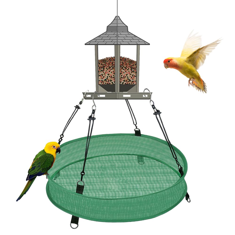 YPDiXDi front view of 20-inch seed catcher showing coverage and neat appearance