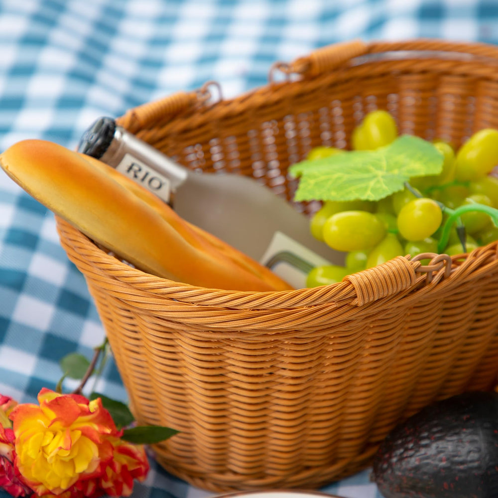 YRMTKIHE basket on kitchen counter used as decorative storage and organization