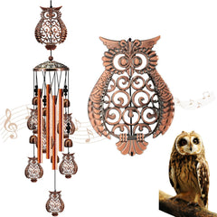 YXOTJHS owl wind chimes front view enhancing porch charm