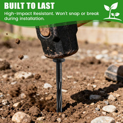 YYAYYA flat head being struck showing impact-resistant design benefit