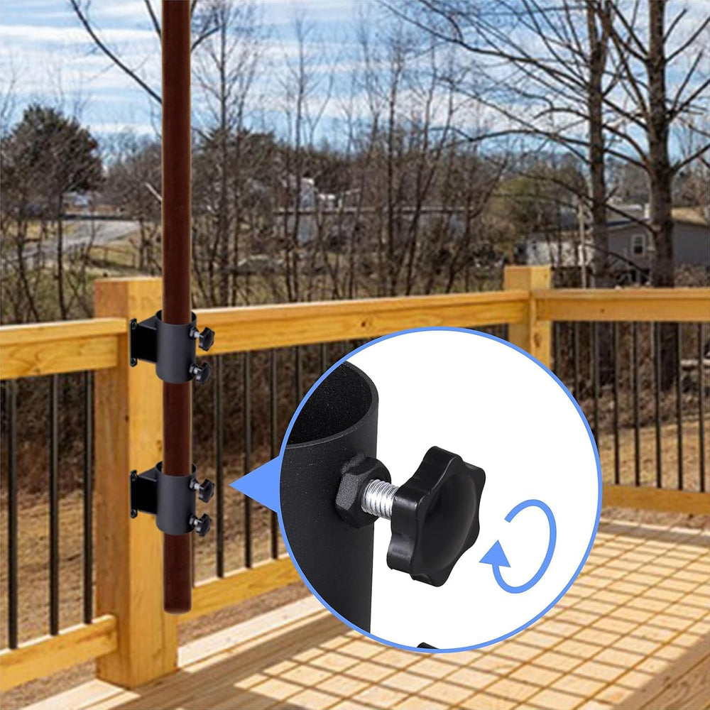 YZZHAJ clamp with included screws ready for quick installation