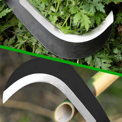 Z & G closeup of carbon steel blade revealing sharp edge for efficient cuts