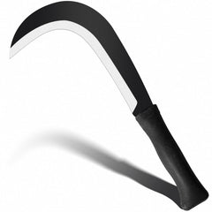 Z & G front view of billhook machete showing full tool and profile benefit