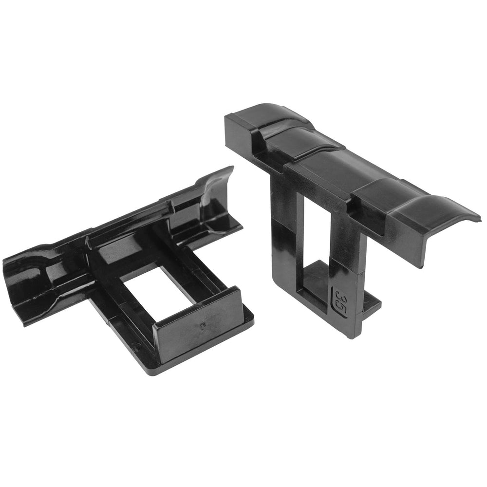Zangc drainage clamp 35mm channel closeup displaying widened groove for faster water runoff