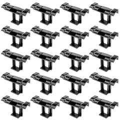 Zangc drainage clamp front view showing durable ABS body and sleek black finish for long-lasting protection