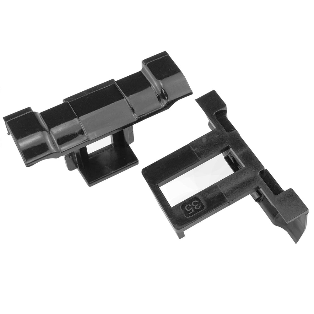 Zangc drainage clamp snap buckle detail highlighting patented snap-on design for secure tool-free install