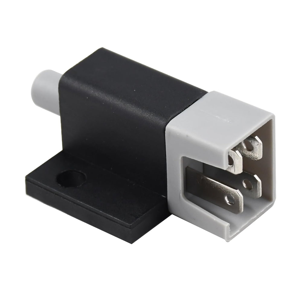 Zarxparts plunger switch front view showing compact housing and durable design benefit