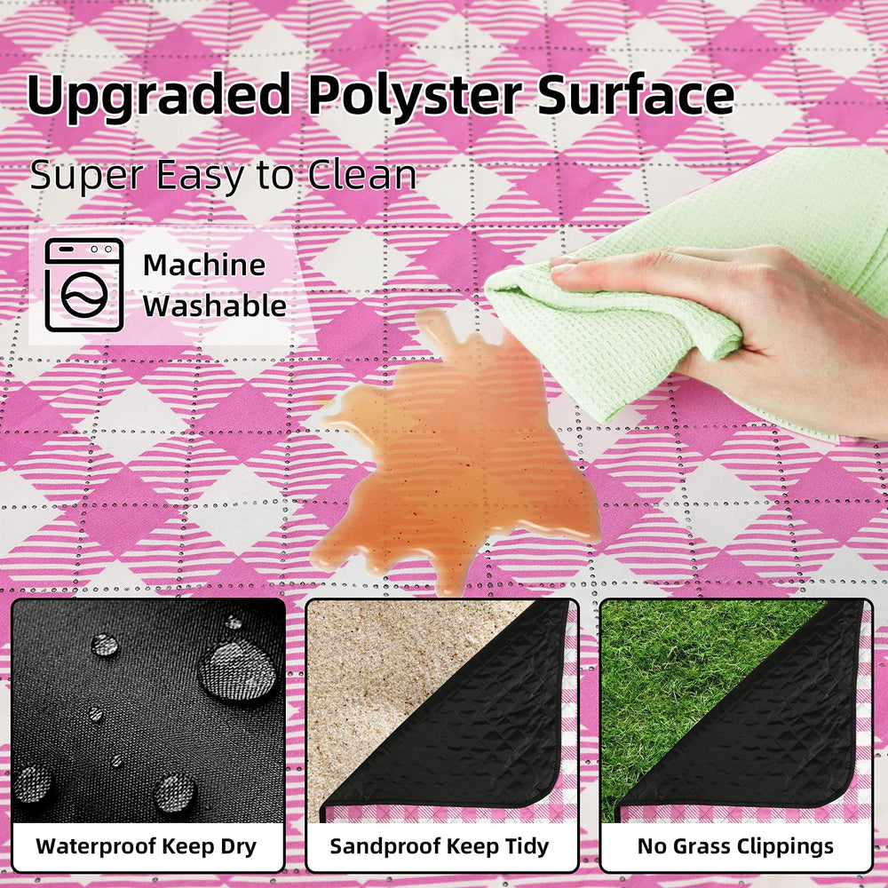 ZAZE waterproof backing detail protecting from damp ground