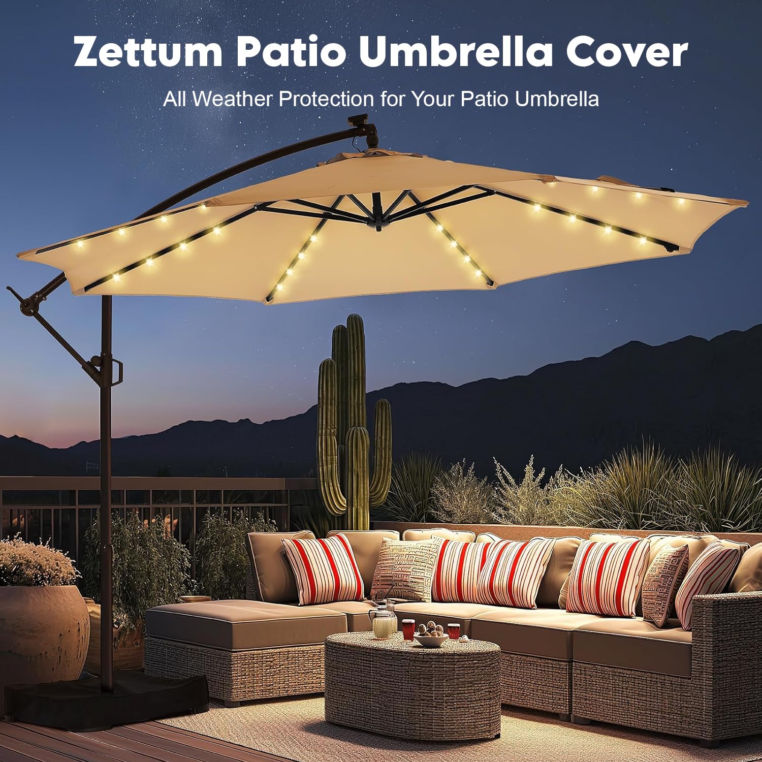 Zettum folded cover compact storage saving space and simplifying offseason
