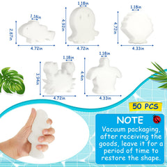 Zhehao five sea-animal shaped sponges laid out for quick selection and visual appeal
