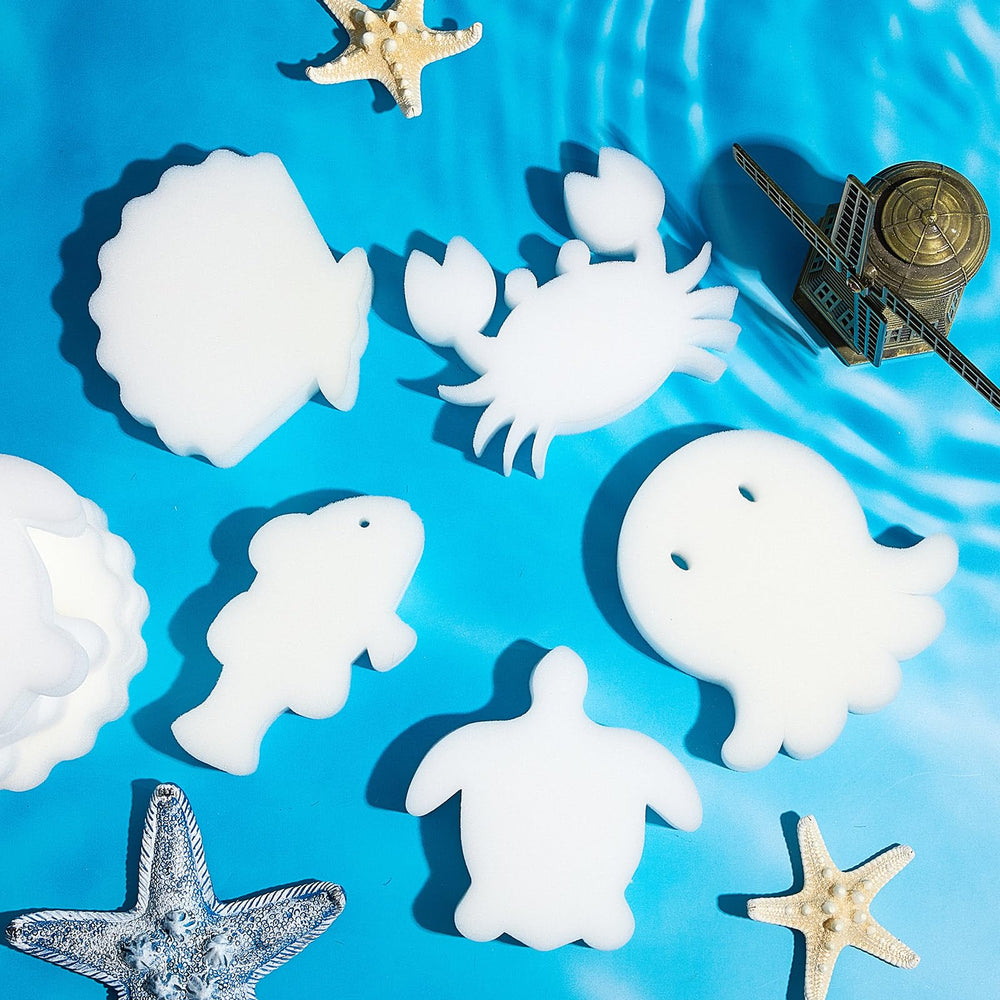 Zhehao vacuum-sealed pack opened to reveal clean, ready-to-use sponges for storage