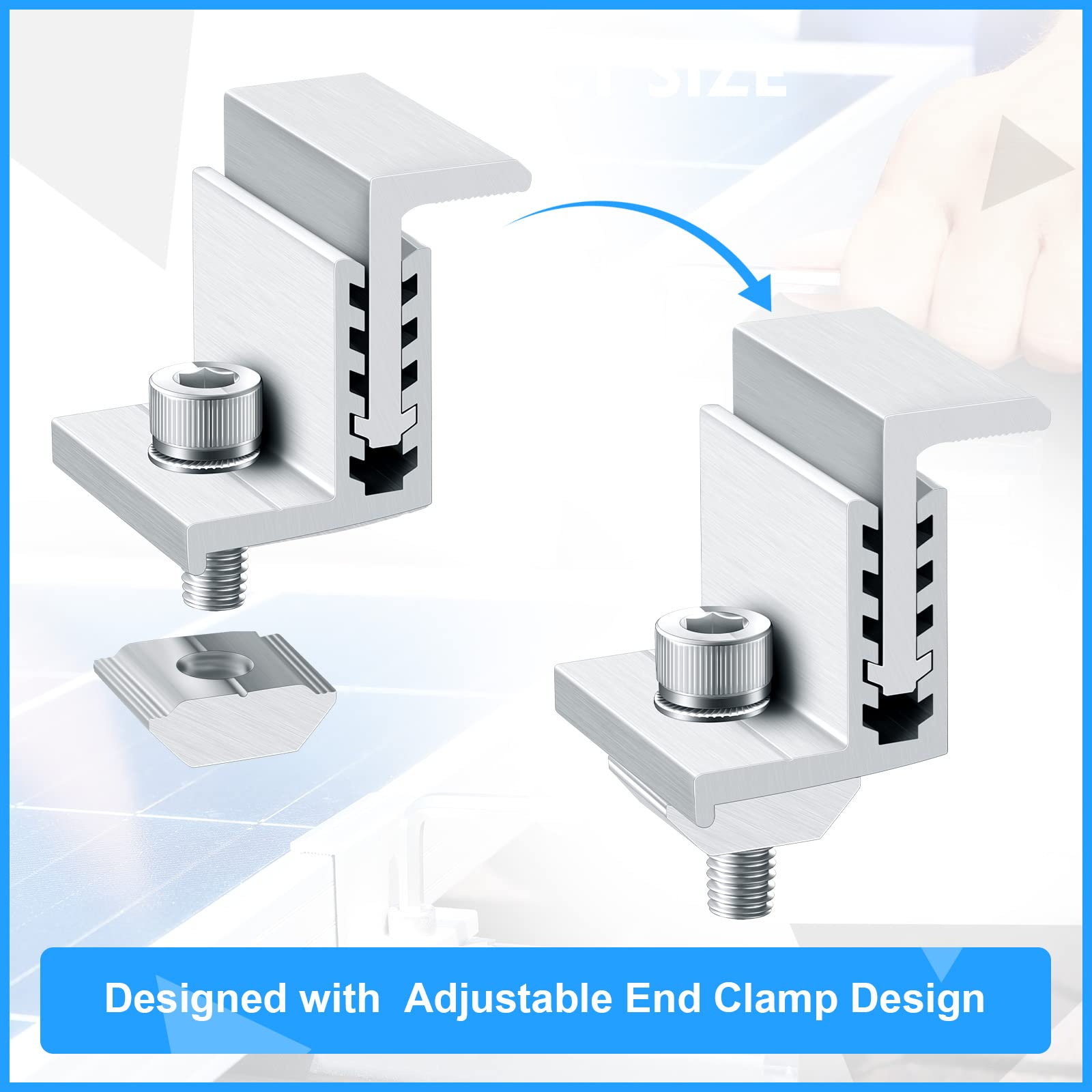 Zhengmy clamp label with bolt hardware demonstrating corrosion-resistant components
