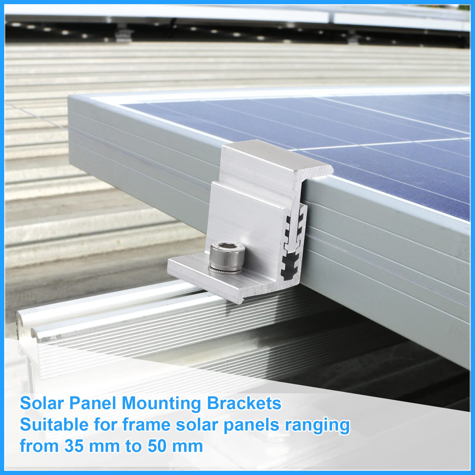 Zhengmy clamp beside ruler showing size range for correct panel fit