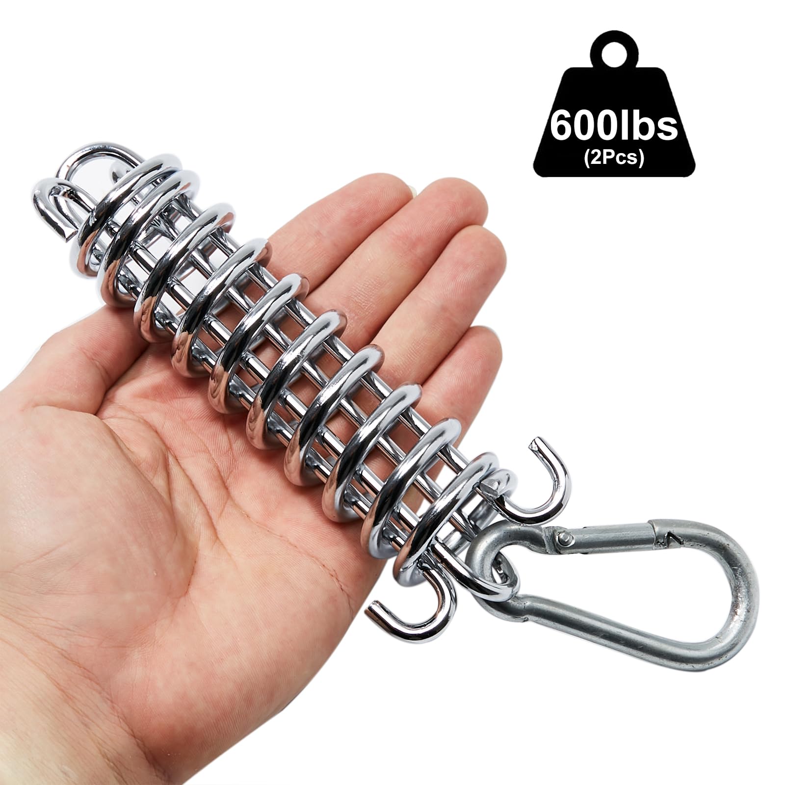 ZhenT close-up of coil and hooks highlighting strong construction