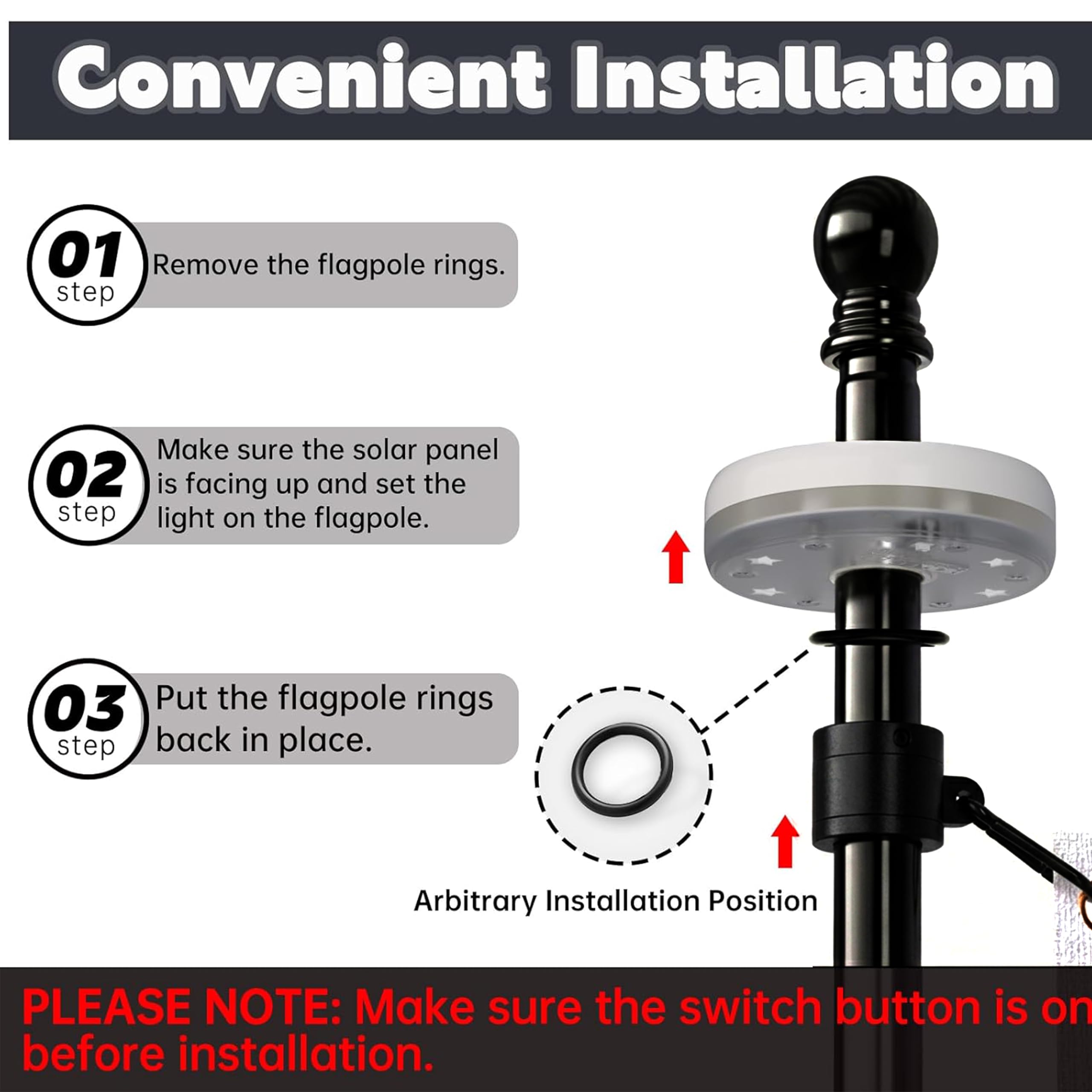 ZMTECH pole beside tools showing five-stage design for quick easy assembly