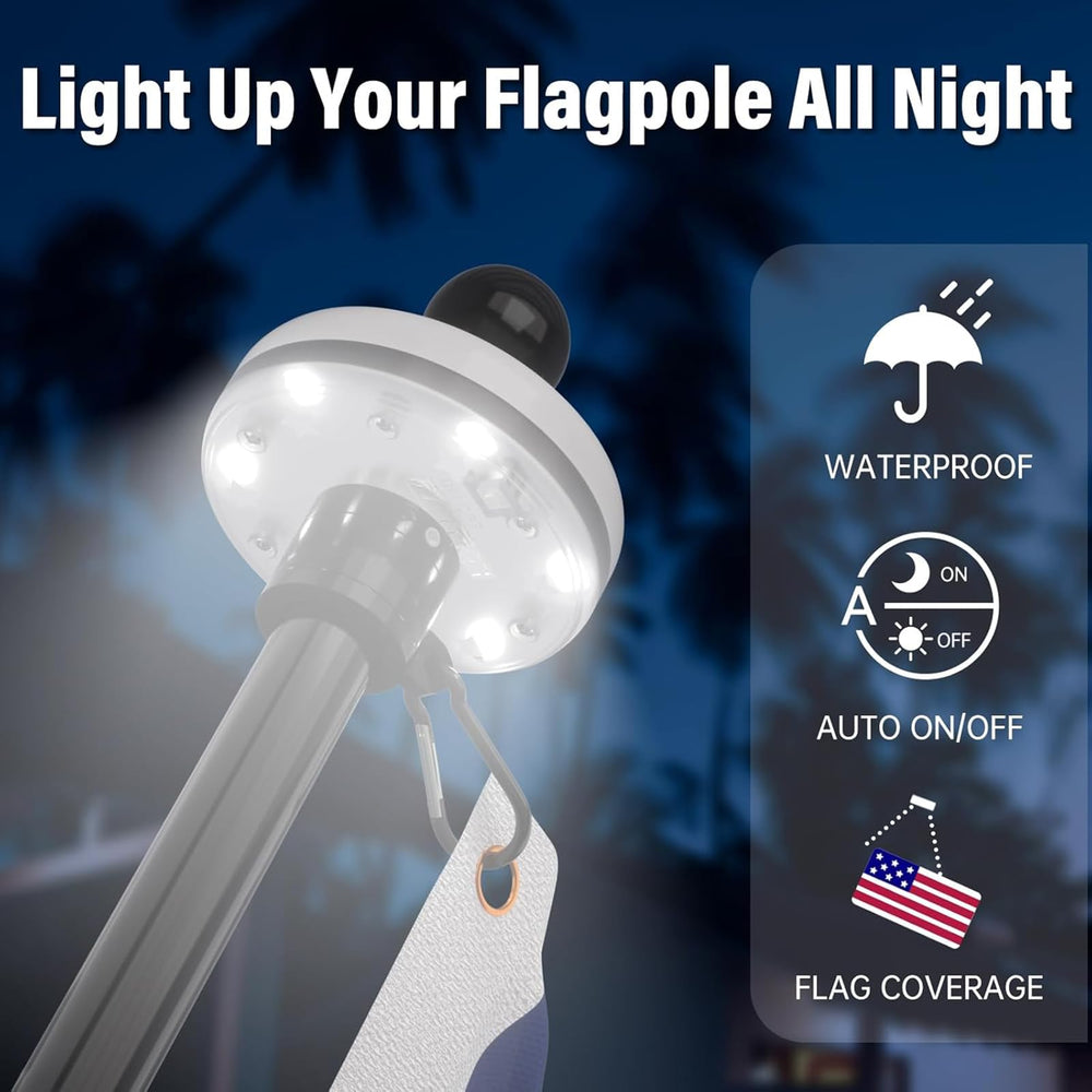 ZMTECH solar light top closeup showing panel and night illumination benefit