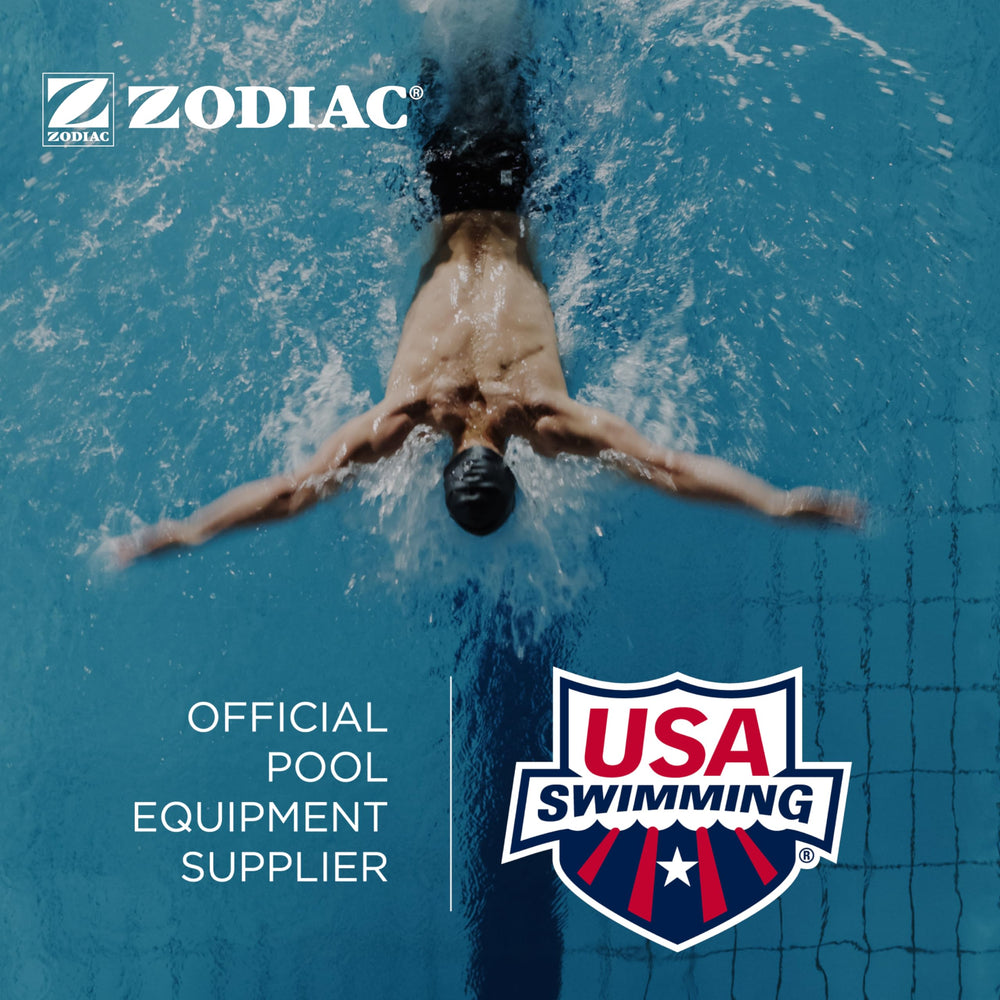 Zodiac cleaner operating in pool after replacement demonstrating restored navigation