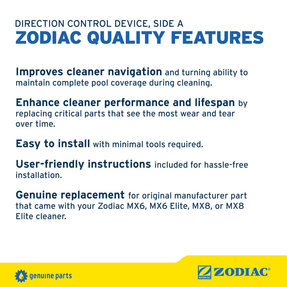 Zodiac gear teeth close detail highlighting wear-resistant material benefit