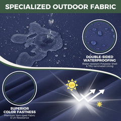 Zonamat close-up of waterproof fabric texture highlighting durable water resistance