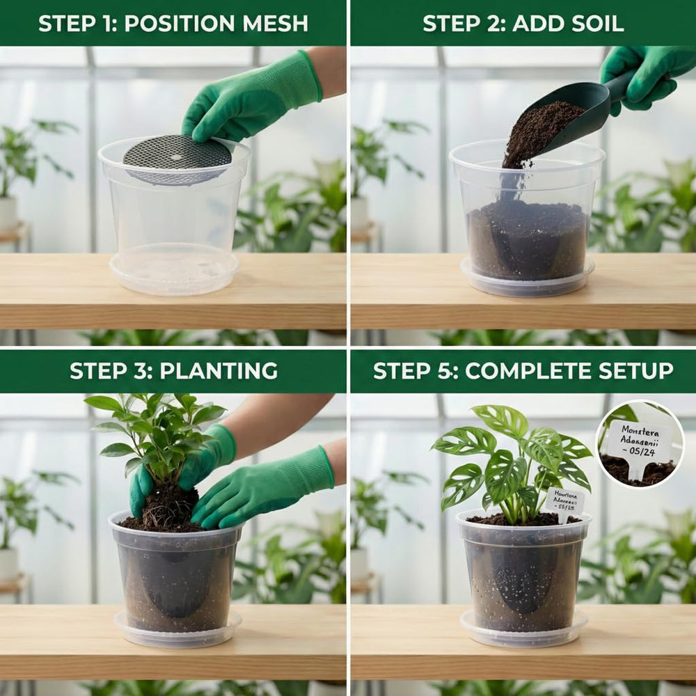Zonara root visibility example showing clear pot benefit for monitoring root health