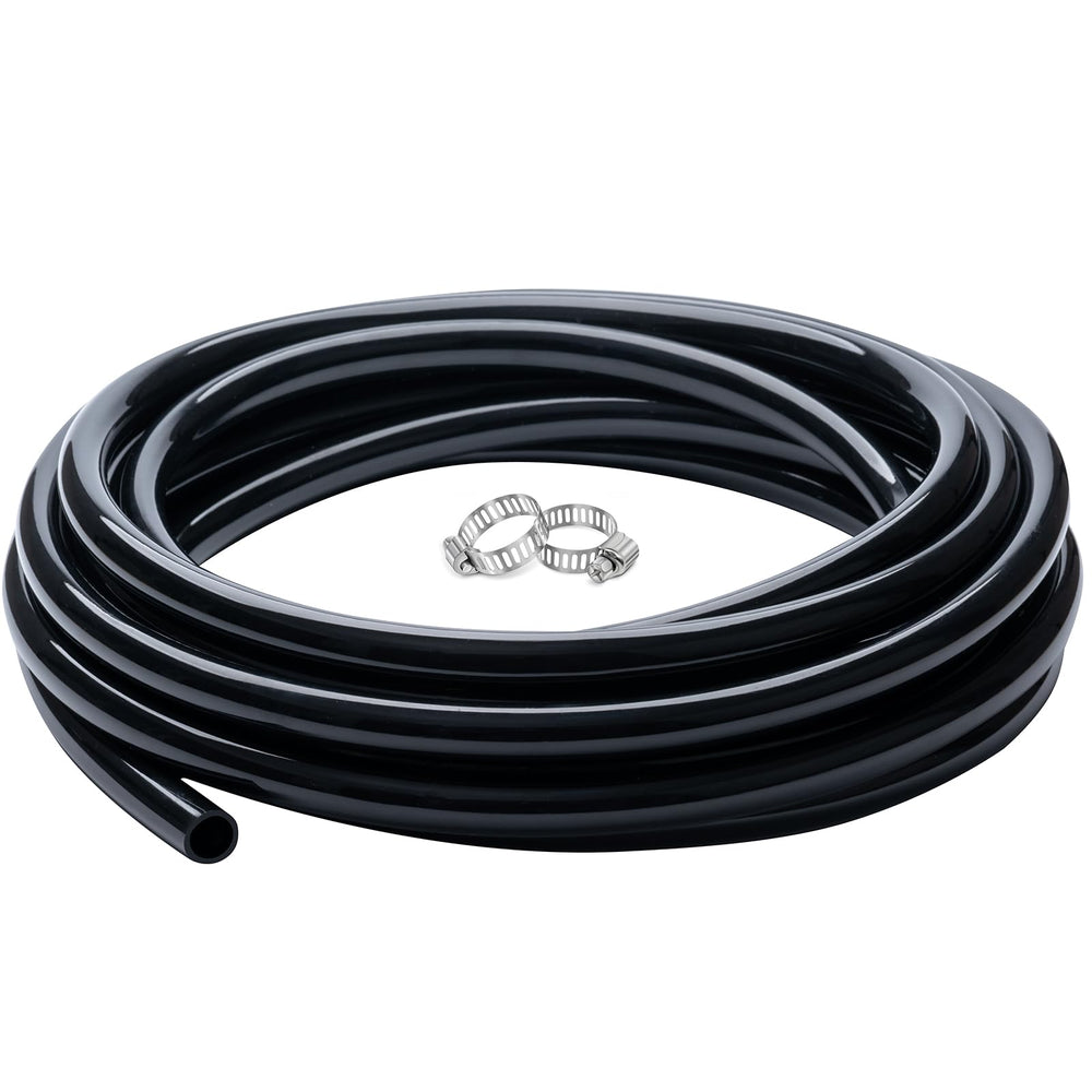 ZY-hosetube coiled 10 ft vinyl tubing showing compact storage and portability