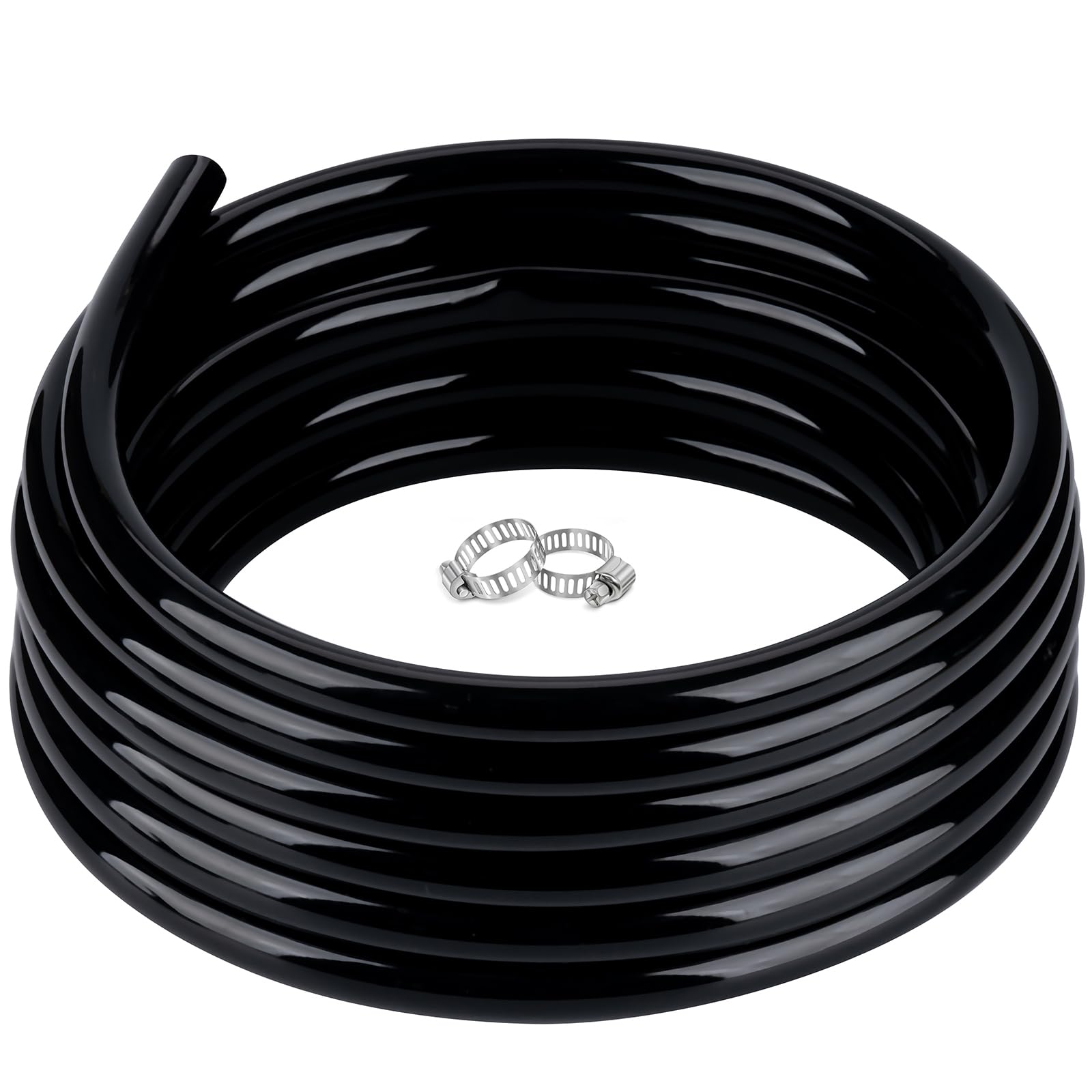 ZY-hosetube front packaging showing tube coil and included clamps for quick installation benefit